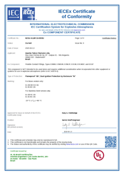 Certificado IECEx